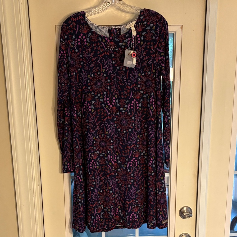 Matilda Jane Purple and Pink Long Sleeve Dress